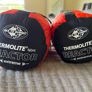 Two sleeping bag liners.